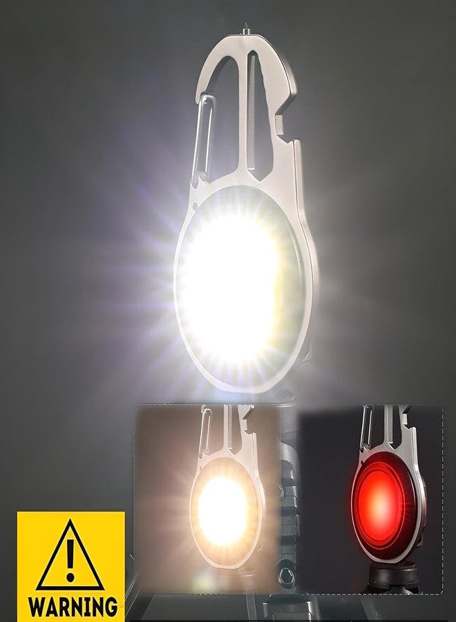 هومي هومز مصباح يدوي صغير قابل لإعادة الشحن من HUMI HOMES، مزود بـ 7 أوضاع إضاءة، ومصباح صغير قابل لإعادة الشحن مع مجموعة مفكات صغيرة، ومصباح طوارئ محمول للتخييم والأنشطة الخارجية، بتقنية LED - Image 3